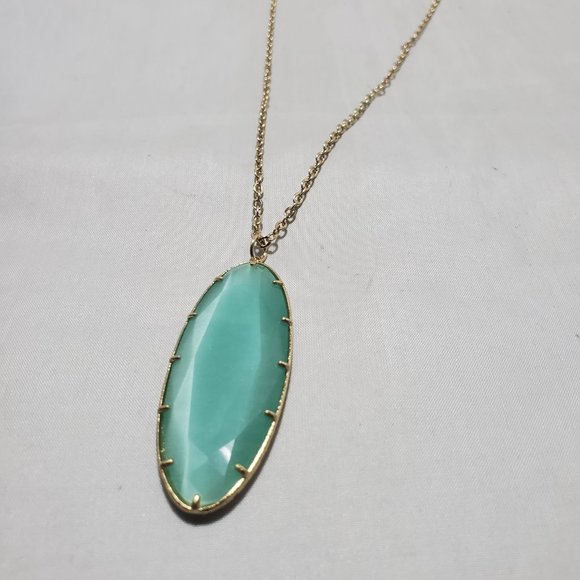 14th & Union Light Green Jade Color Stone Necklace by Nordstrom - Picture 4 of 6